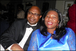 Boma and his wife, June