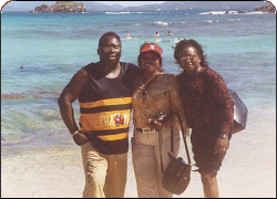 Some Lontarians in the Bahamas during their recent Caribbean Cruise (from left: Tony & Florence Otokito and Dorothy Barber).