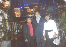 Some Lontarians on board the cruise ship, Explorer of the Seas (from left: Dorothy & Ken Barber and Florence Otokito).